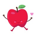 Cute apple